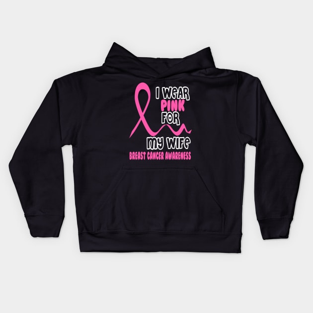 breast cancer awareness support Kids Hoodie by Tshirt0101